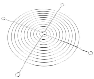 Fingerbeskydd 176x176mm metall krom