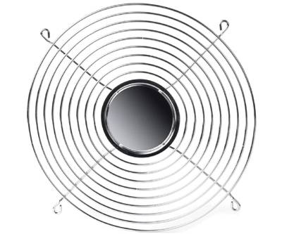 Fingerbeskydd 254 mm metall krom