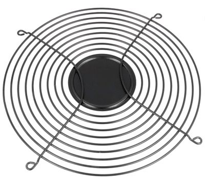 Fingerbeskydd 254 mm metall svart