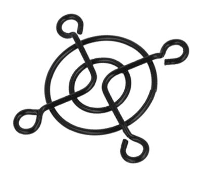 Fingerbeskydd 40x40mm metall svart