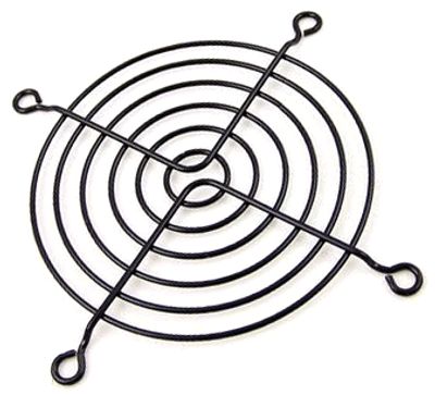 Fingerbeskydd 92x92mm metall svart