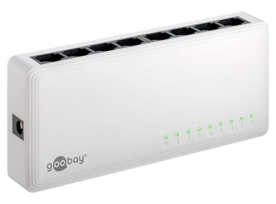 8-portars Gigabit LAN-switch 10Mb/100Mb/1000Mb