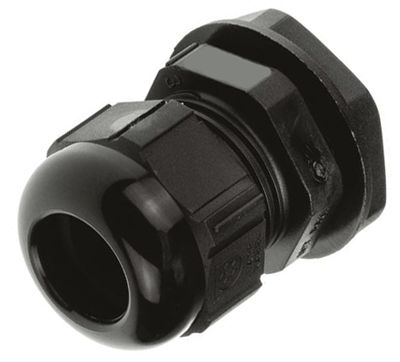 Plastbussning M40 svart