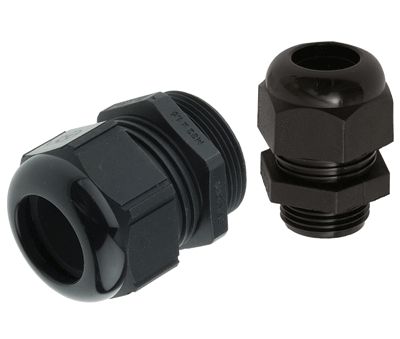 Plastbussning M16 svart