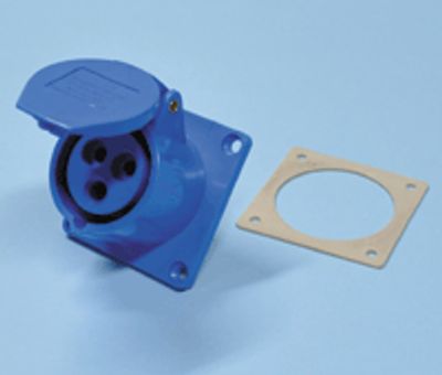 CEE-kontakt hona 2-pol + jord 16A 230Vac