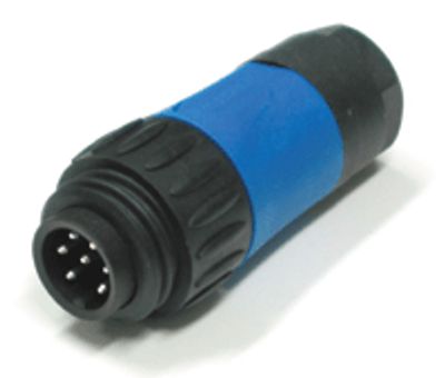 Vattentät kontakt IP67 7-polig hane