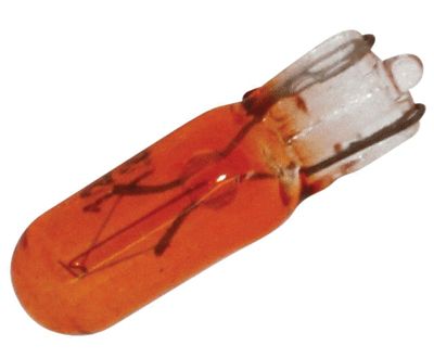 Glödlampa T5 W2x4,6d 12V 1,2W orange