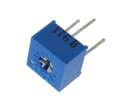 Cermet-trimmerpotentiometer horisontell modell 20kohm