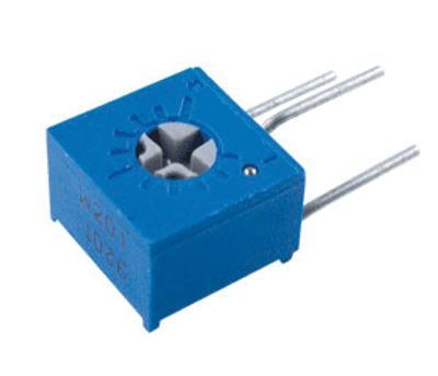 Cermet-trimmerpotentiometer stående modell 1kohm