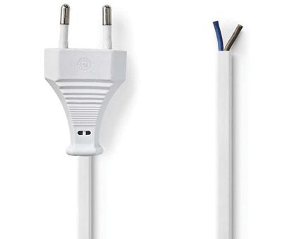 EURO-nätkabel CEE 7/16 vit 2m (465-01015)