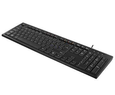 Tangentbord med USB-anslutning svart