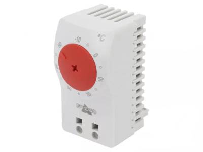 Justerbar termostat öppningsbar -10...+50°C 10A 250Vac