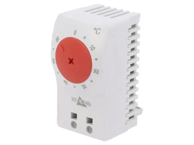Justerbar termostat öppningsbar ±0...+60°C 10A 250Vac