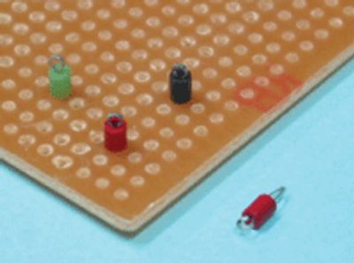 Mätpunkt för kretskort röd