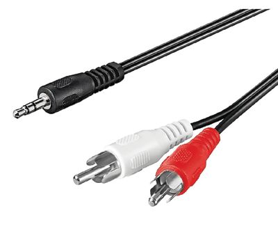 Ljudanslutningskabel 0,5m