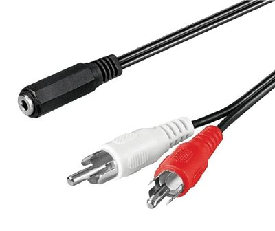 Ljudanslutningskabel 0,2m