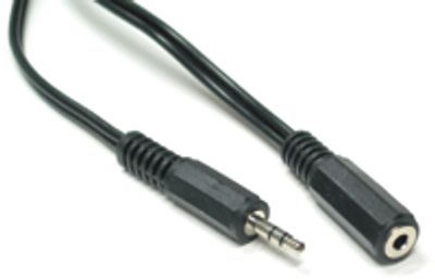 3,5 mm hörlursförlängningskabel 10 m