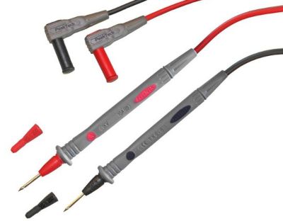 Mätkablar röd/svart 1,2m Cat III 1000V / Cat IV 600V