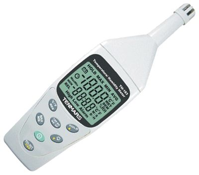 Temperatur- och luftfuktighetsmätare med minne