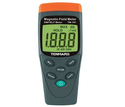 Mätare för elektromagnetiskt elektriskt fält 0-2G/0-200uT
