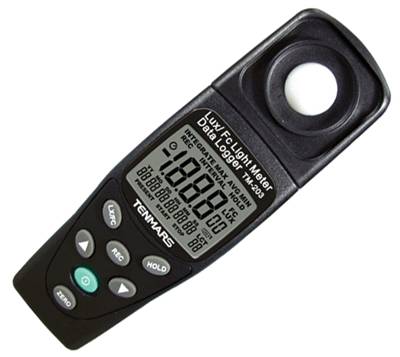 Digital belysningsmätare/loggare 0-200000 lux