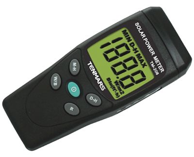 Digital solstrålningsmätare 2000W/m²