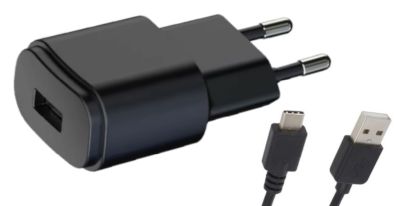 USB-strömadapter 5Vdc 2A 10W USB-C svart