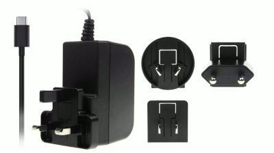 Kvarnströmseffektkälla 5,1Vdc 3A 15W USB-C svart (320T7715DV)