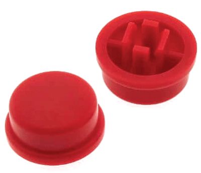Knappknopp för TS-12MDN/DTSM-12MDN röd (KTSC-22R)
