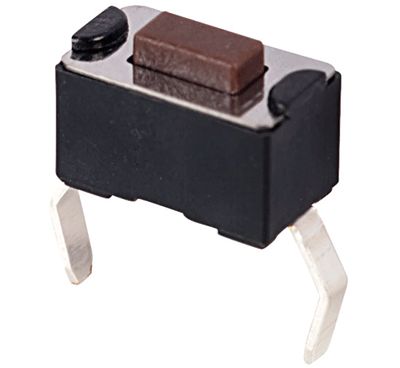 Knapp för kretskort 50mA 12Vdc 1xOFF-(ON) (DTS-31N-V)