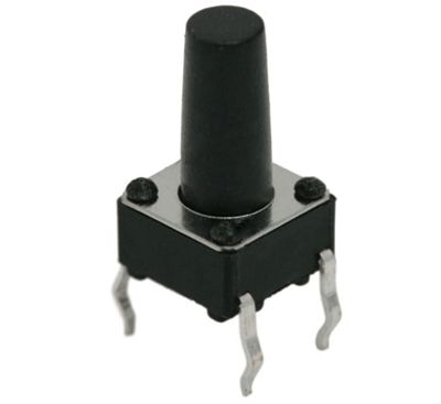 Knapp för kretskort 50mA 12Vdc 1xOFF-(ON) (TACT-69K-F)