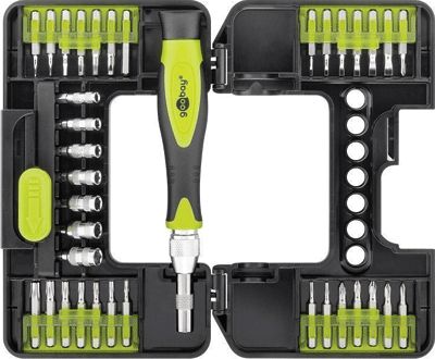 37-delars skruvmejselset + handtag