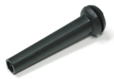 Genomföringsgummi med böjskydd 4,8 mm svart