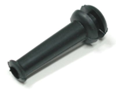 Genomföringsgummi med böjskydd 6,1 mm svart