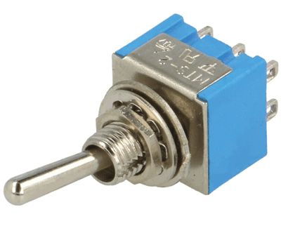 Spakbrytare 2xON-ON 6A 125Vac