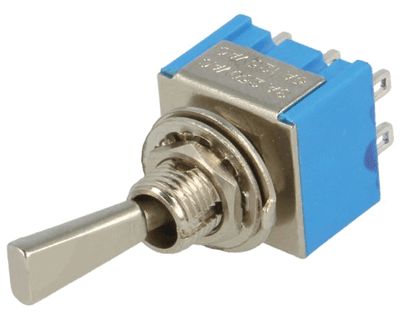 Spakbrytare 2xON-ON 6A 125Vac