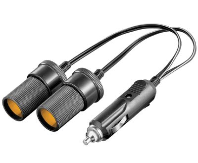 Grenuttag för cigarettändaruttag 12-24Vdc 2,5A 0,2m