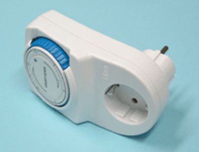 Säkerhetstimer för Schuko-uttag 0-60 min