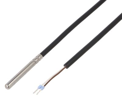 PT100-sensor stål -20...+105°C Klass B (TT4M-PT100B-T105-1500)