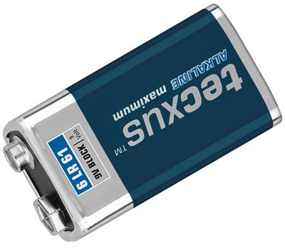 Alkaliskt batteri 9V 550mAh PP3/6LR61/6LF22