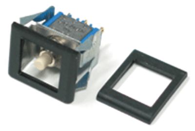 Ram för knappar i 18800-serien, svart