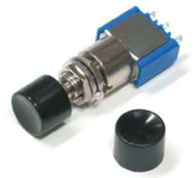 Knopp för 8600AB-seriens knappar, 10 mm svart