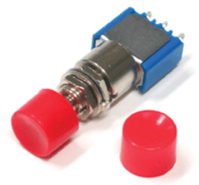 Knopp för 8600AB-seriens knappar, 10 mm röd
