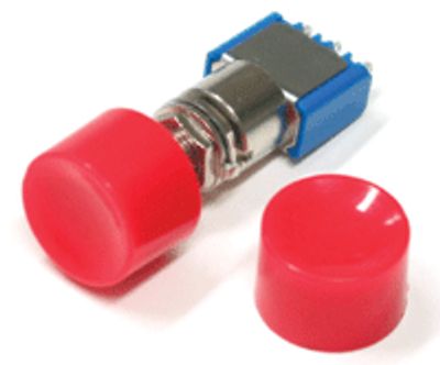 Knopp för 8600AB-seriens knappar, 15 mm röd