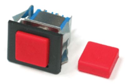 Knopp för 18800-seriens knappar, röd *