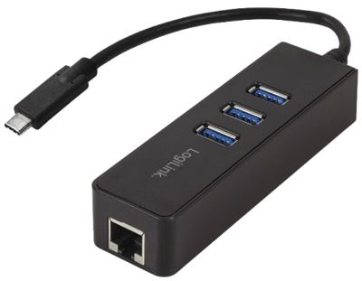 USB-C/nätverksadapter (LAN) + HUB 3xUSB-A 3.0