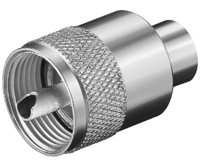 UHF-hane kontakt, skruvbar/lödbara RG-58U