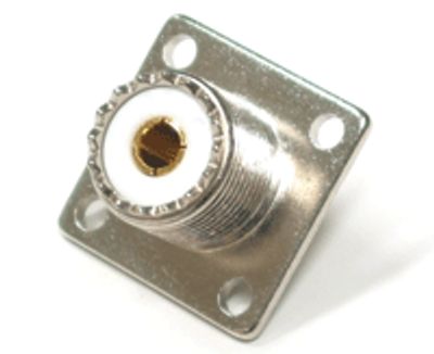 UHF-chassikontakt, flänsfäste