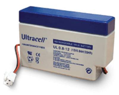 Blygelbatteri 12V 0,8Ah