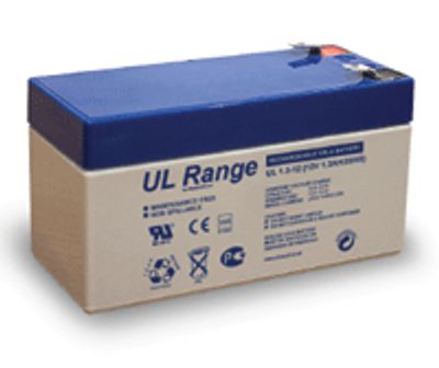 Blygelbatteri 12V 1,3Ah